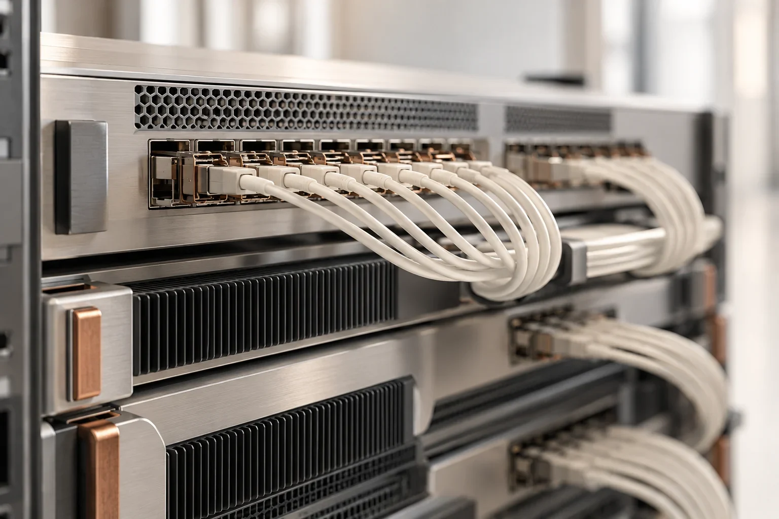 Conceptual networking hardware and infrastructure interconnects